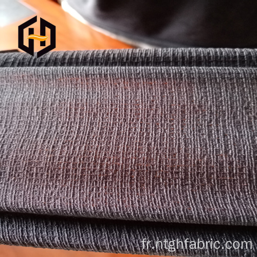 Rouleau de tissu gris élastique tissu haute élasticité